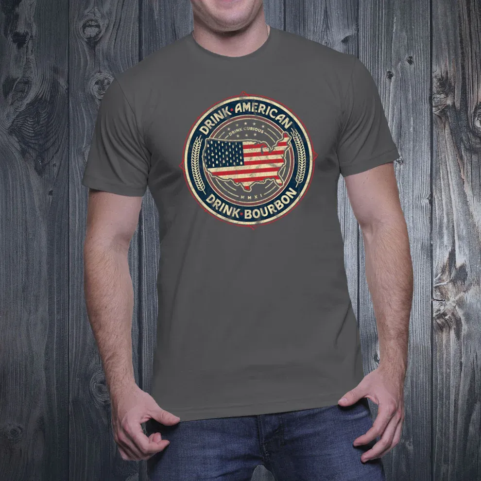 Drink American Bourbon Patriot T-Shirt