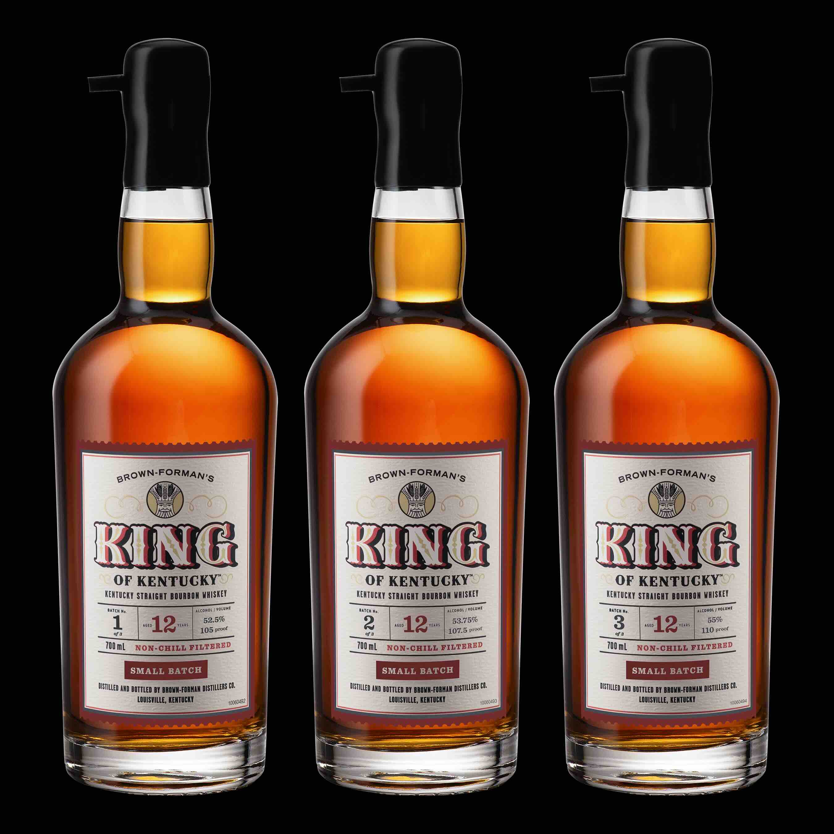 New Kentucky of Kentucky Small Batch: 3 proofs, 12-18 year bourbons
