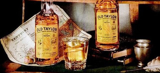 Old Taylor Bourbon Advertisement Circa 1961