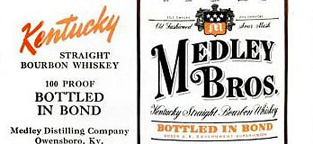 Medley Bros. Bourbon Advertisement Circa 1951