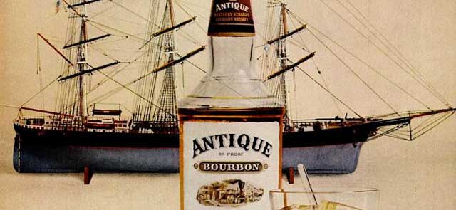Antique Kentucky Bourbon Ad Circa 1962