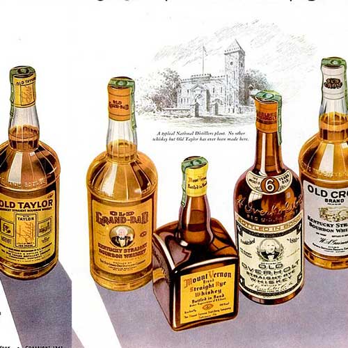 National Distillers Bourbon Ad Circa1942