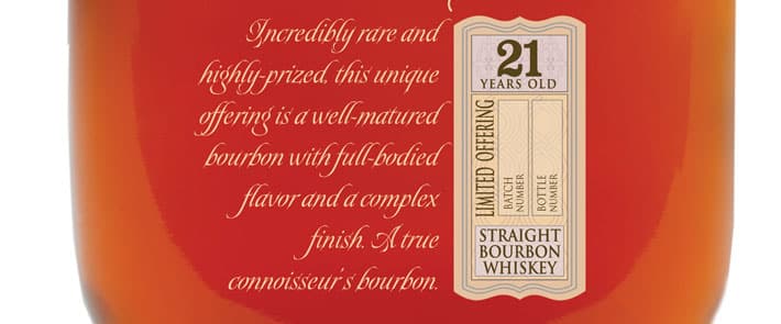 Jefferson's Presidential Select 21 Year-Old Bourbon