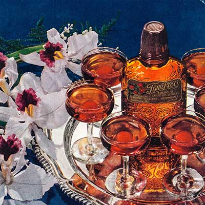 Four Roses Whiskey Ad Circa 1936 Photo