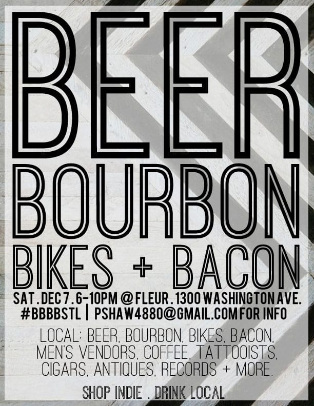 Beer, Bourbon, Bikes + Bacon Flyer