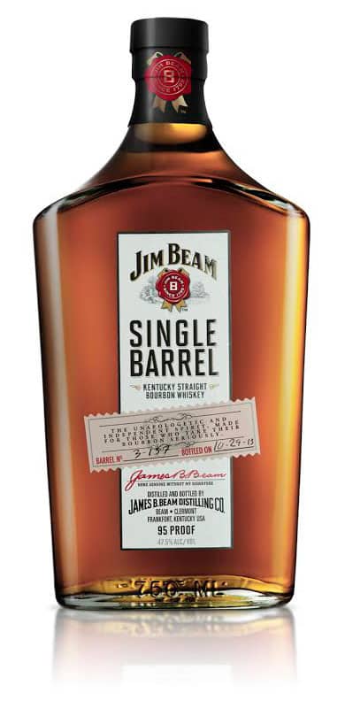 Jim Beam Single Barrel Bourbon Product Shot Photo