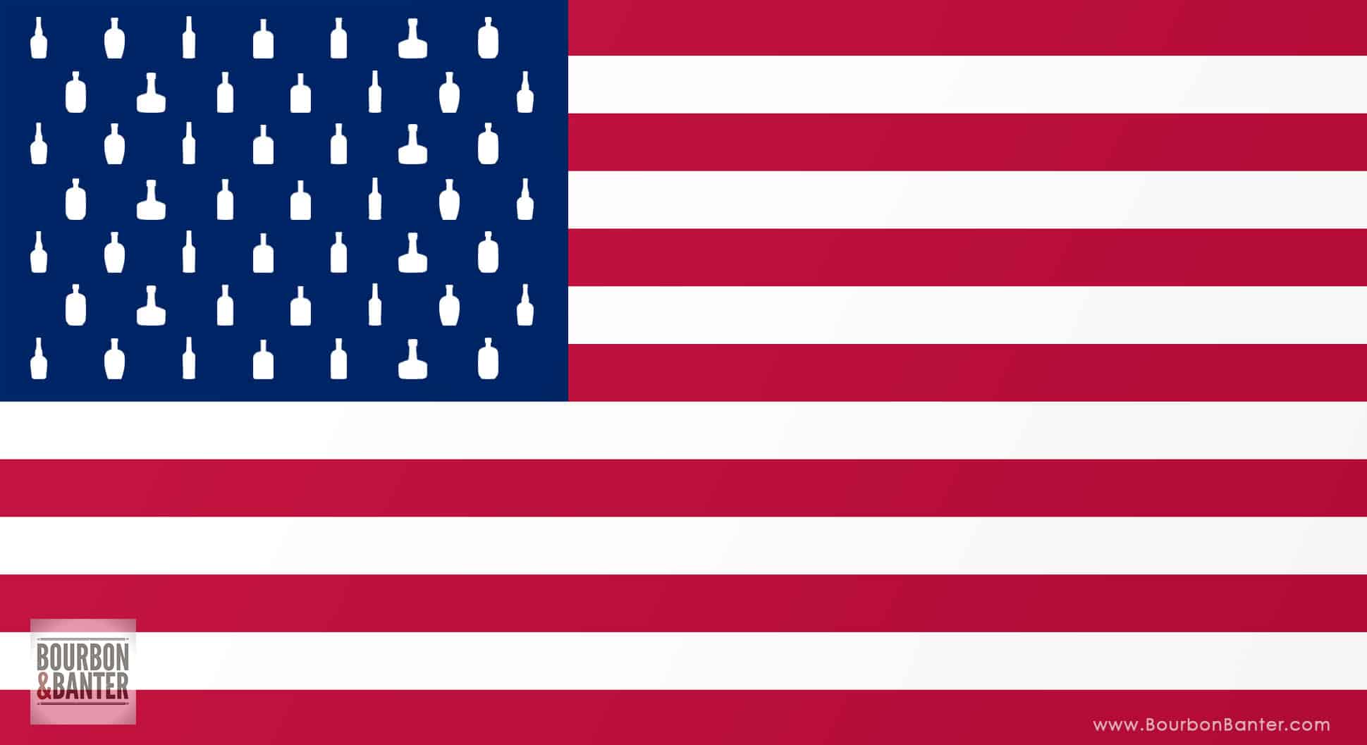 Happy 4th of July Flag Image