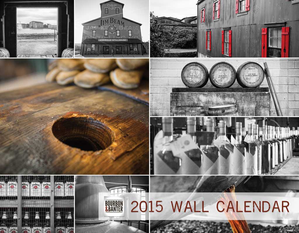 2015 Bourbon Wall Calendar Image