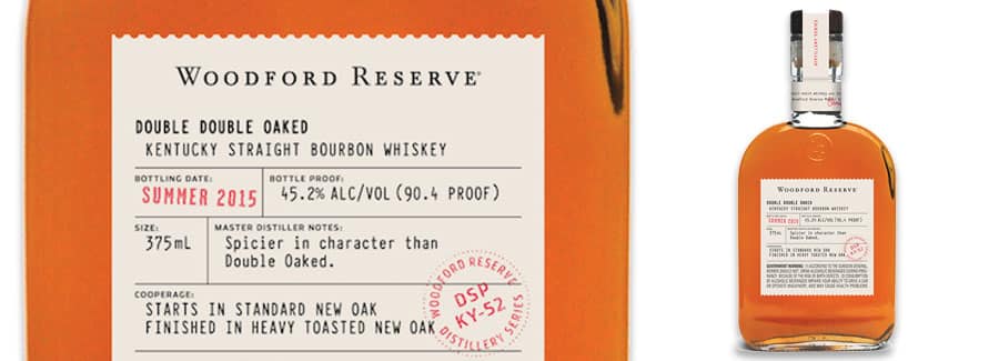 Woodford Reserve Double Double Oaked Bourbon Header