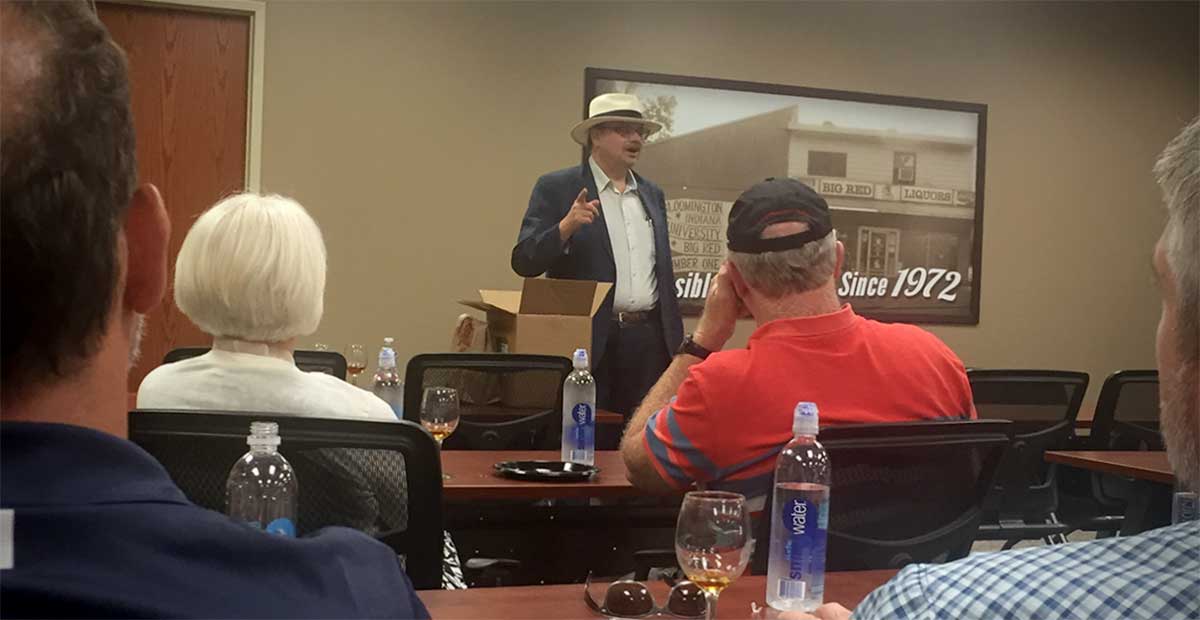 Michael Veach visits the Indianapolis Bourbon Society Photo