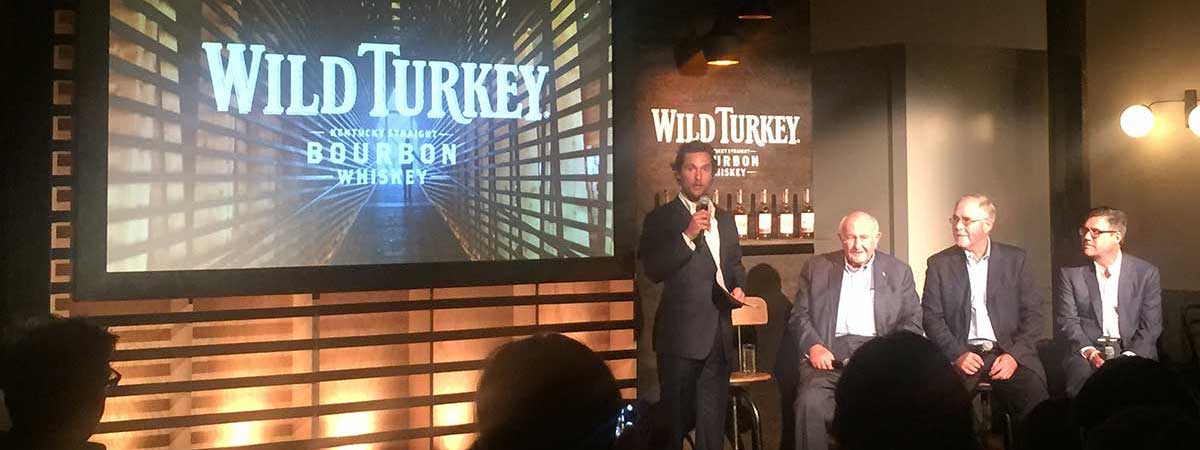 Matthew McConaughey Wild Turkey Commercial Launch Header