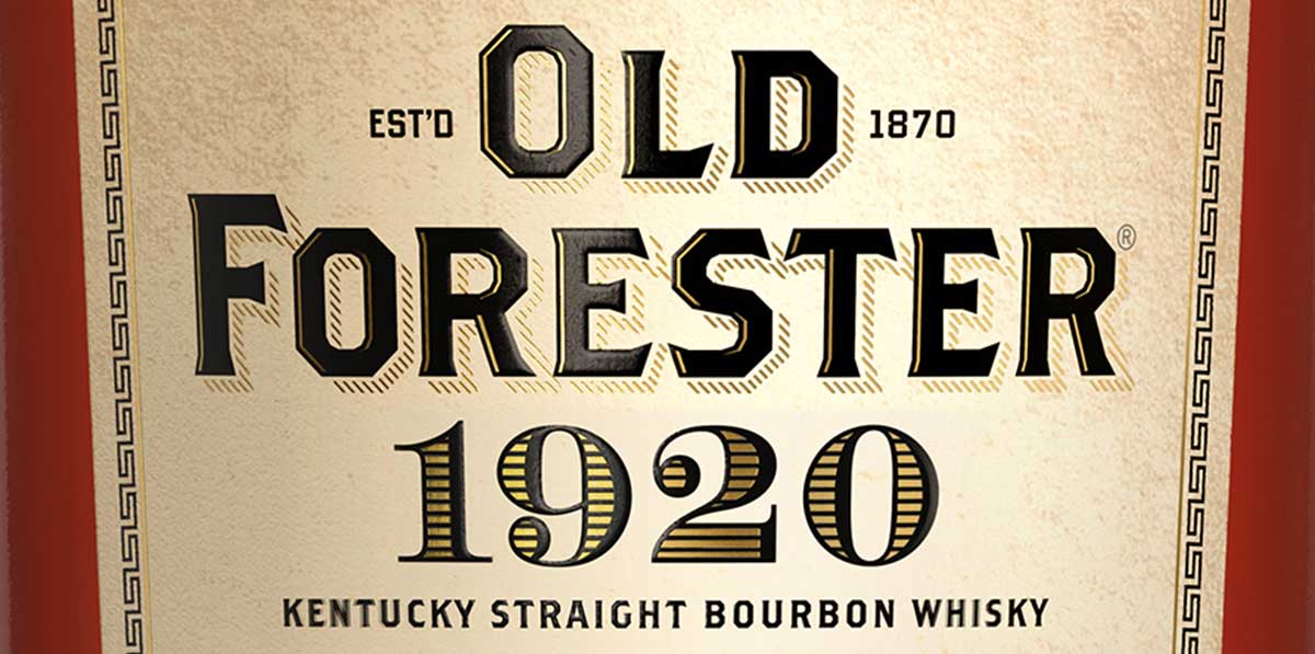 Old Forester 1920 Prohibition Style Bourbon Header