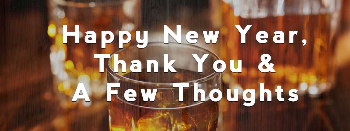 Happy New Year, Thank You & A Few Thoughts Header