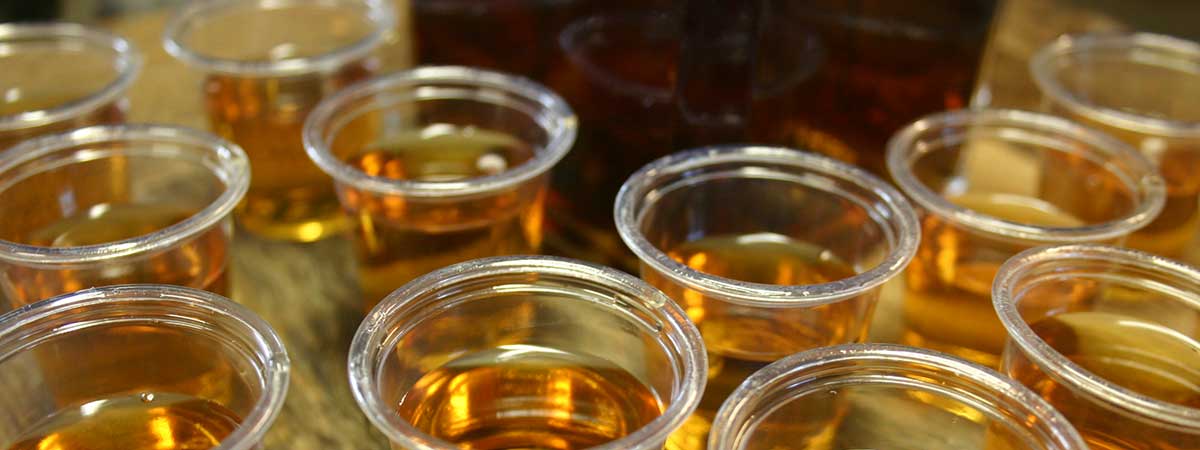 Whiskey Shots Header Photo