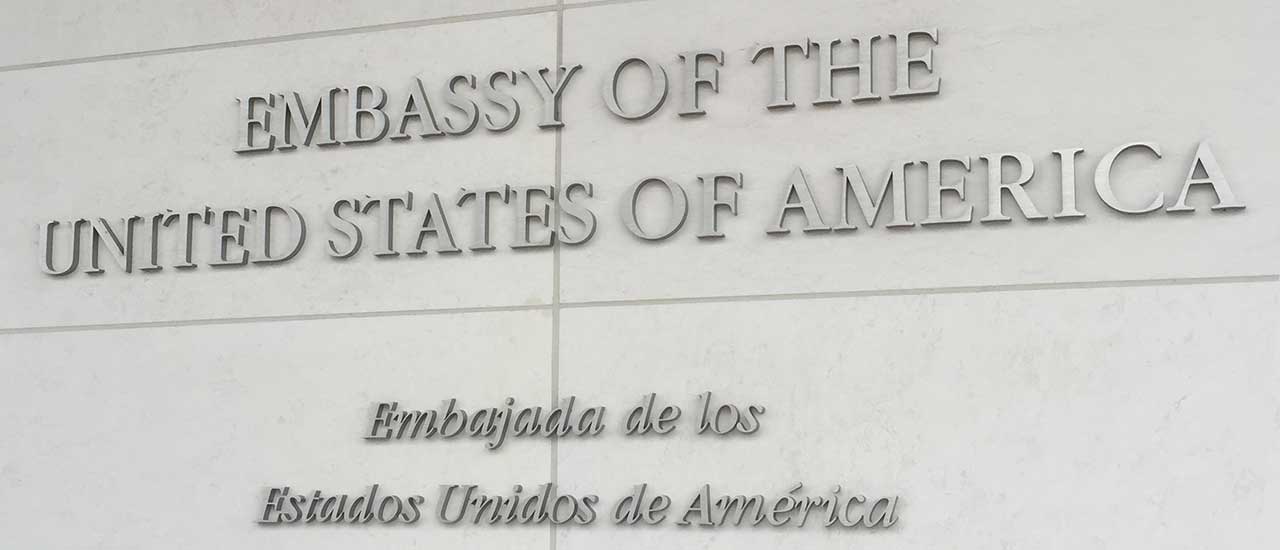 U.S. Embassy Wall Header