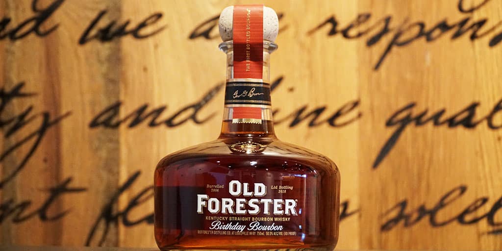 Old Forester Birthday Bourbon 2018 Bottle