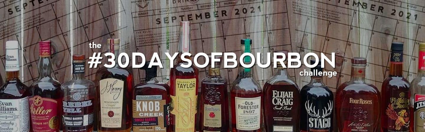 2021 30 Days of Bourbon Challenge Header