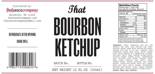 That Bourbon Ketchup: Spiked Ketchup For Grownups