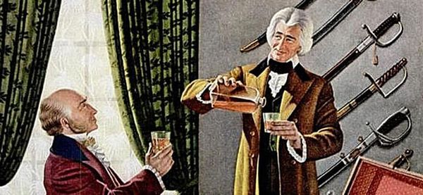 Old Crow Bourbon Advertisement Circa 1960