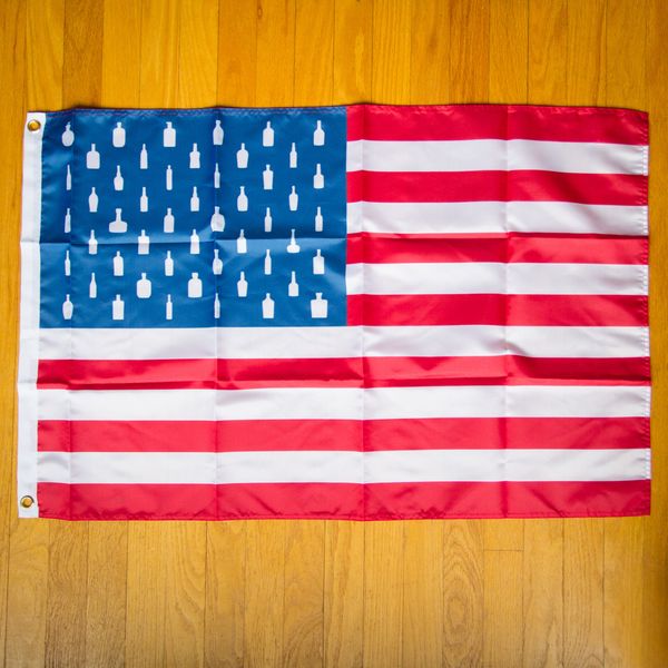 Bourbon Patriot Flag Product Image Close-up