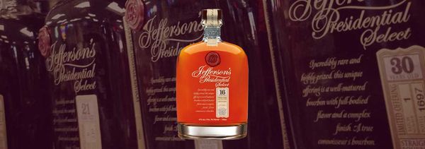 Jefferson’s Presidential Select 16 Year Old Bourbon Header