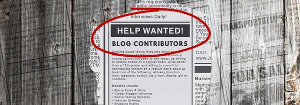 Help Wanted Blog Contributors Header