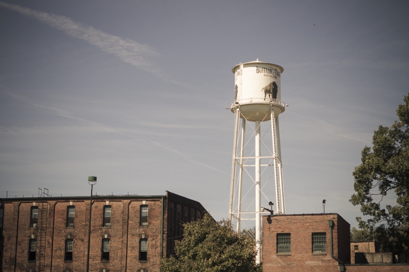 The iconic view as we parked our car and headed in for our hard hat tour at Buffalo Trace.