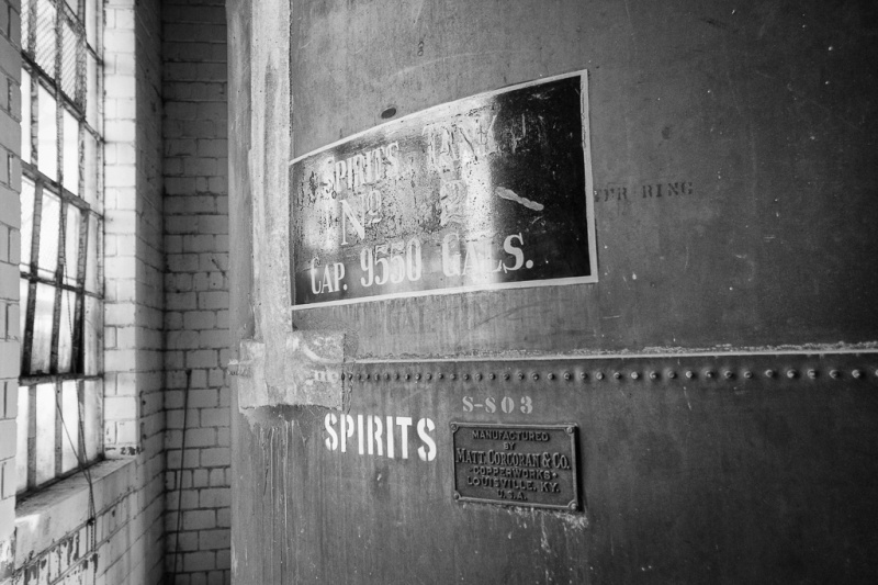 A view of the industrial nature of the Buffalo Trace distillery courtesy of our hard hat tour.