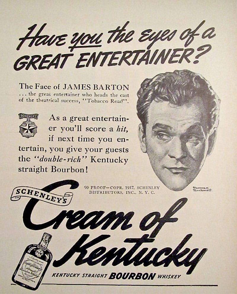 Cream of Kentucky Bourbon Advertisement