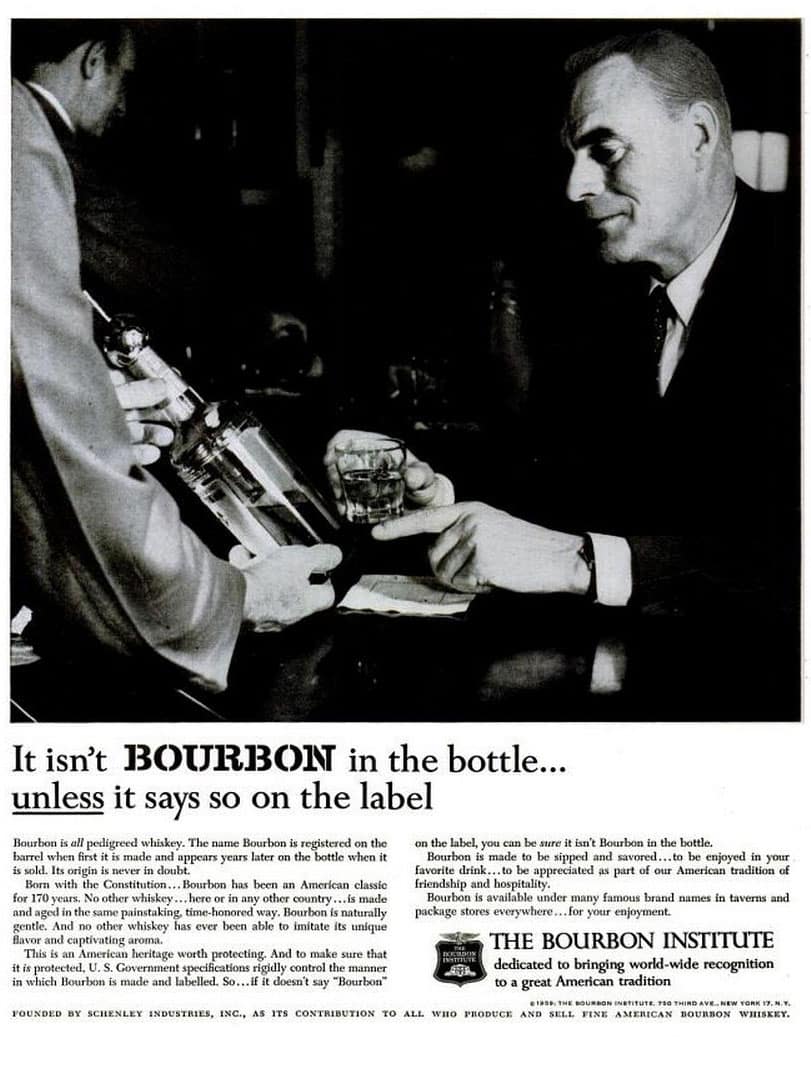 It Isn't Bourbon in the Bottle...