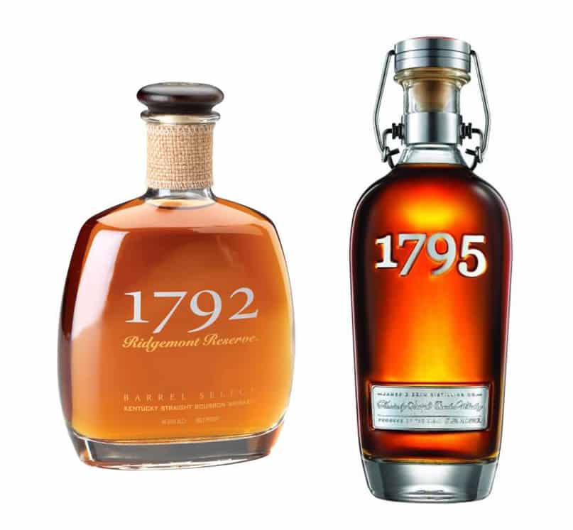 1792 Ridgemont Reserve vs Jim Beam 1795 Bottle