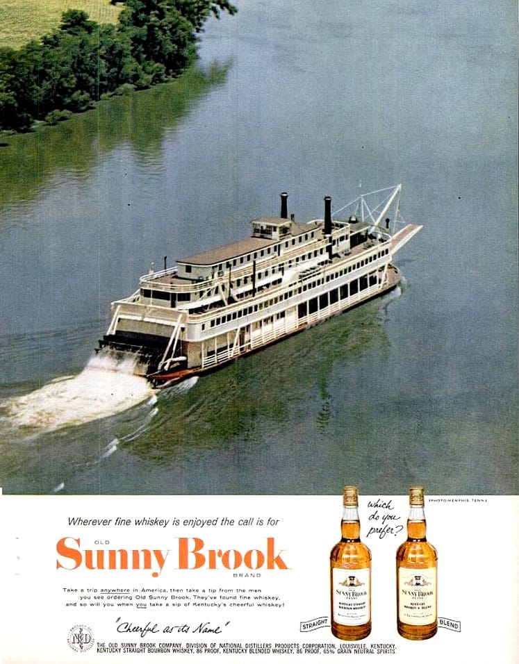 Sunny Brook Bourbon Advertisement Circa 1955
