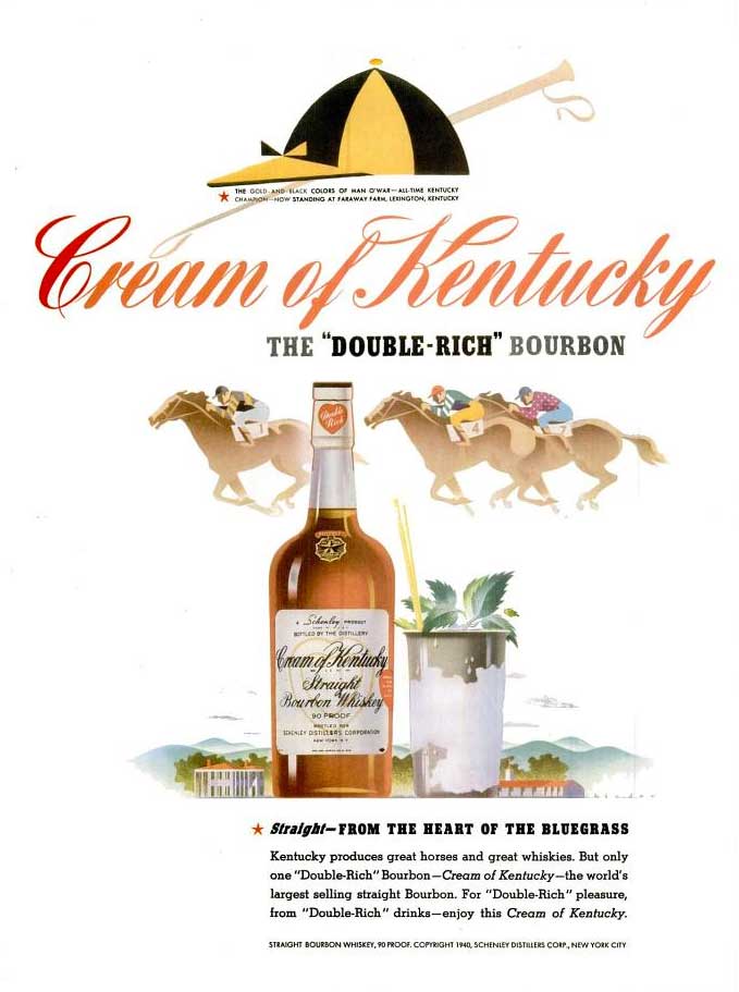 Cream o fKentucky Bourbon Circa 1938