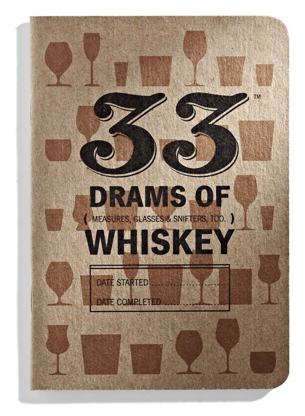 33 Drams of Whiskey Notebook Photo