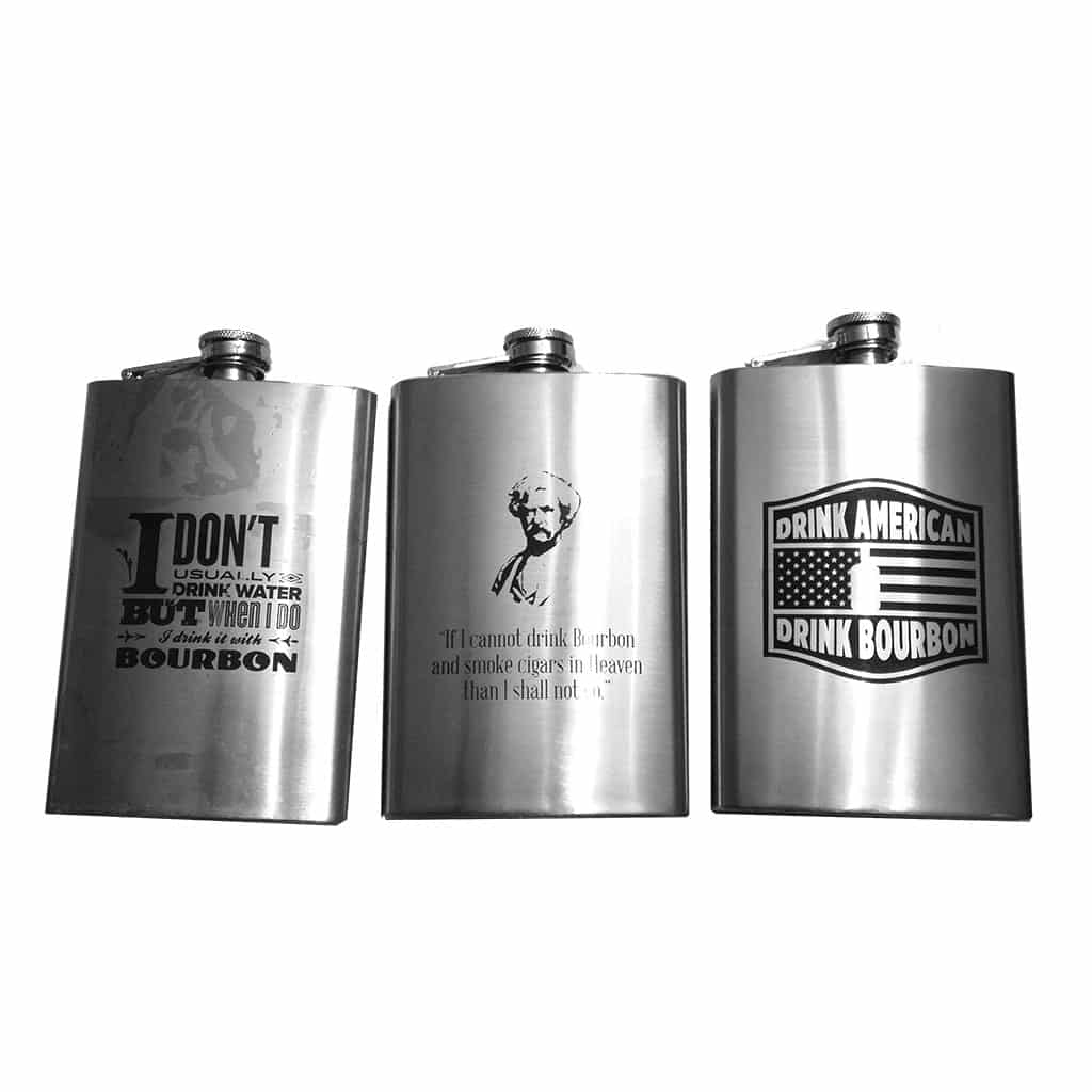 Custom Design Bourbon Flasks Photo