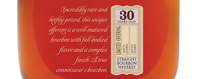 Jefferson's Bourbon: Presidential Select 30 Year Old