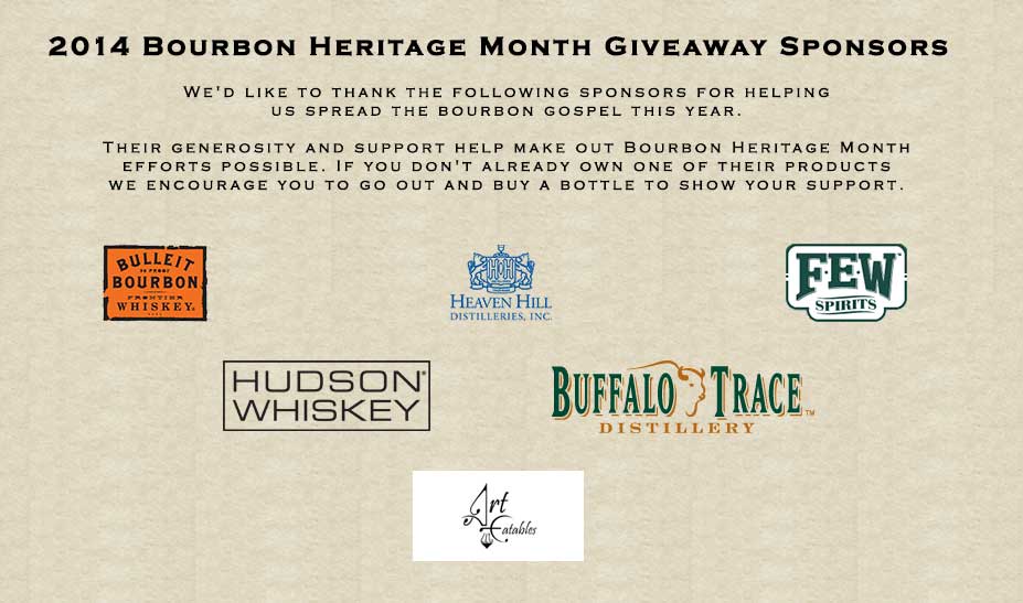 Bourbon Heritage Month Sponsors Image