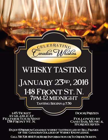 Canadian Whisky Tasting Poster Image