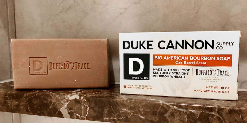 Duke Cannon Supply Co. Buffalo Trace Bourbon Soap, Big American, Oak Barrel Scent - 10 oz